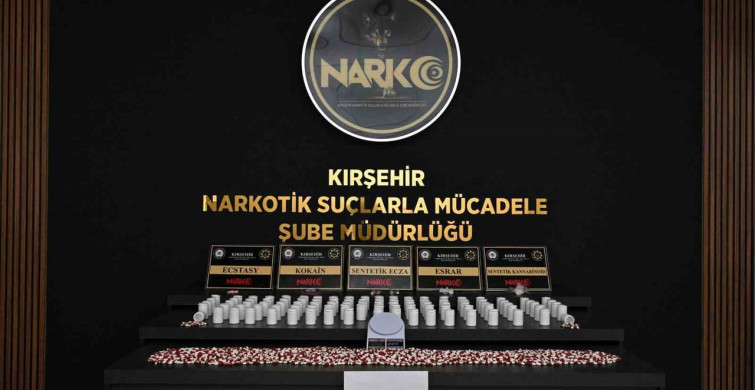Kırşehir'de uyuşturucu operasyonunda 2 şüpheli tutuklandı
