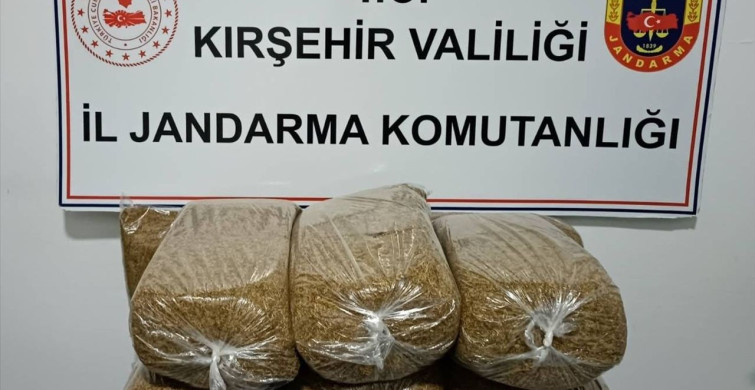 Kırşehir'de Yolcu Otobüsünde 42 Kilogram Kaçak Tütün Ele Geçirildi