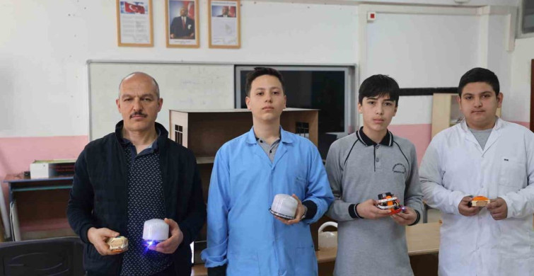 Kırşehir’deki Öğrenciler Kablosuz Yangın Alarm Sistemi Geliştirdi