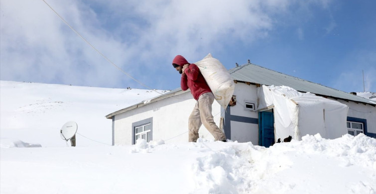 Kışkılı Mahallesi'nde Bahar Gelmeden Kış Mücadeleleri Devam Ediyor