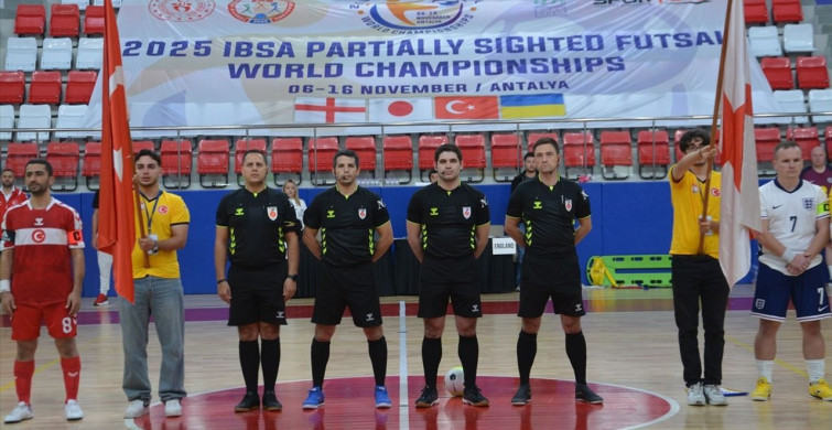 Kısmi Görme Engelliler Futsal Dünya Şampiyonası Antalya'da Sürüyor