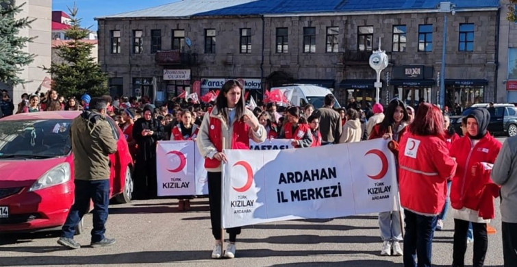 Kızılay Haftası Ardahan'da Çocuklarla Kutlandı