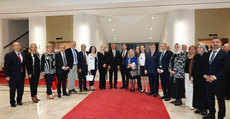 KKTC Cumhurbaşkanı Tufan Erhürman Türk Dünyası Arabulucular Birliği ile Buluştu