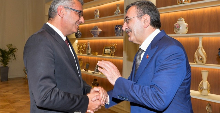 KKTC Cumhurbaşkanı Tufan Erhürman, Yardımcısı Cevdet Yılmaz'ı Ağırladı