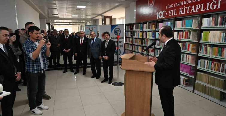 KMÜ'de 100. Yıl Kitaplığı Açıldı