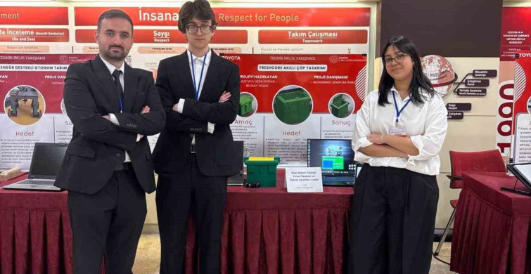 Kocaeli Teknik Lise Öğrencilerinden Akıllı Çöp Kovası Projesi