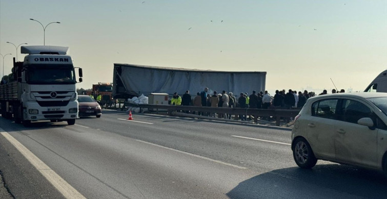 Kocaeli'de Anadolu Otoyolu'nda Zincirleme Kaza