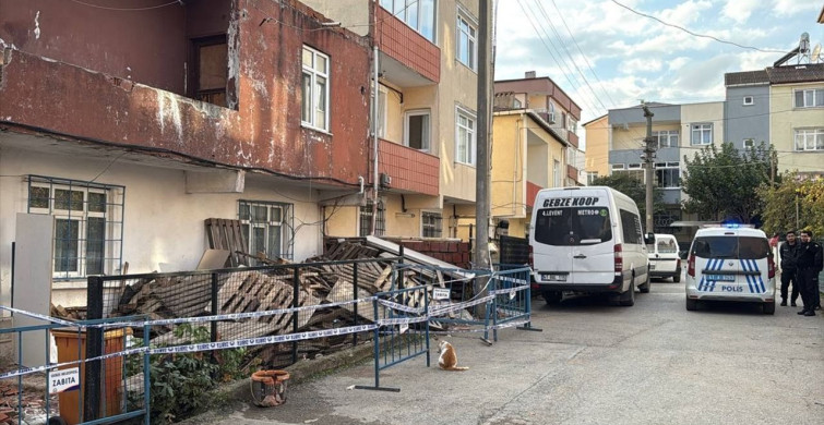 Kocaeli'de Çöken Balkon Duvarı Nedeniyle Bina Tahliye Edildi