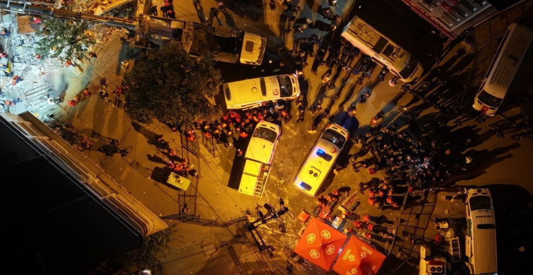 Kocaeli'de Çöken Binada Arama Kurtarma Çalışmaları Sona Erdi Kocaeli'de Çöken Binada Arama Kurtarma Çalışmaları Sona Erdi