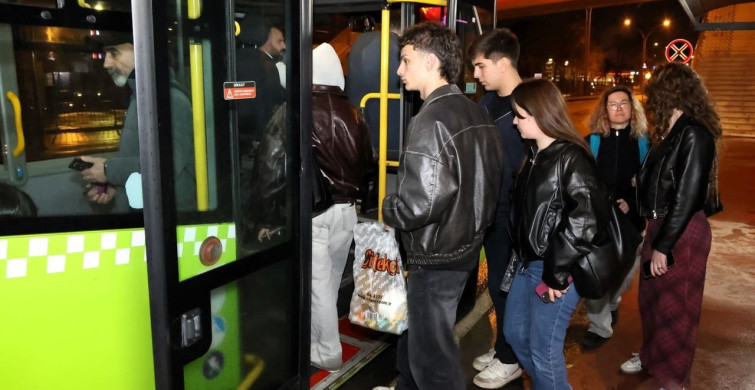 Kocaeli'de Gece Otobüsü Seferleri ile Eve Dönüş Kolaylaştı