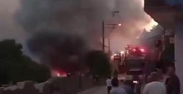 Kocaeli'de gecekonduda çıkan yangın mahallenin korku dolu anlar yaşamasına neden oldu