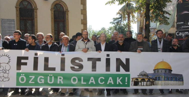 Kocaeli'de İsrail'in Filolara Saldırısına Protesto