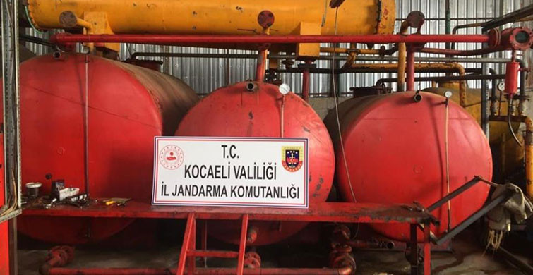 Kocaeli’de Kaçak Akaryakıt Üretim Tesisine Baskın