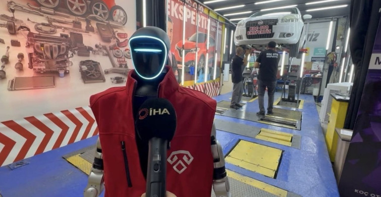 Kocaeli'nde bir oto ekspertiz robotu, zam talep ediyor