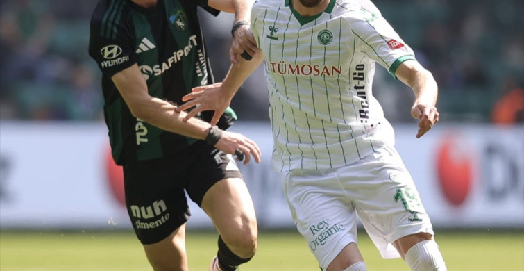 Kocaelispor ve TÜMOSAN Konyaspor Golsüz Beraberlikle İlk Yarıyı Tamamladı