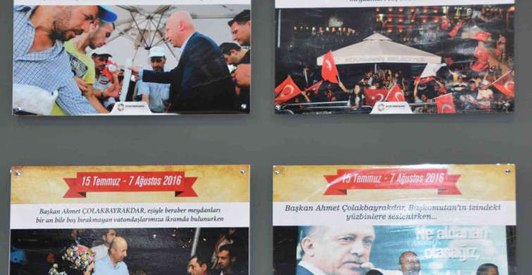 Kocasinan'da 15 Temmuz direnişi sergileniyor