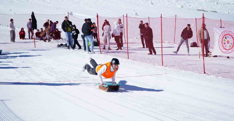 Kökbörü ve Kızak Şampiyonası Erciyes'te Buluştu