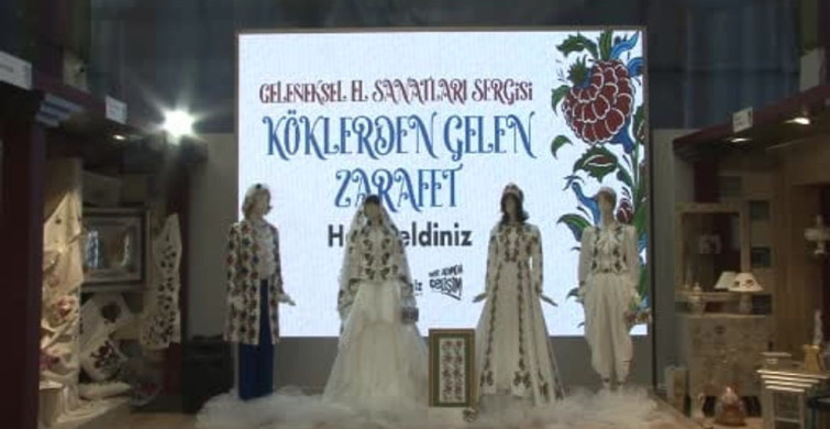 Köklerden Gelen Zarafet Sergisi Sanatseverlerle Buluştu