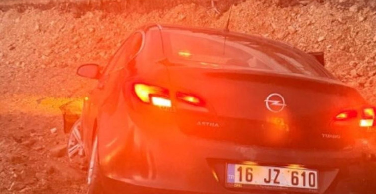Kontrolden Çıkan Araç İnşaat Alanına Uçtu