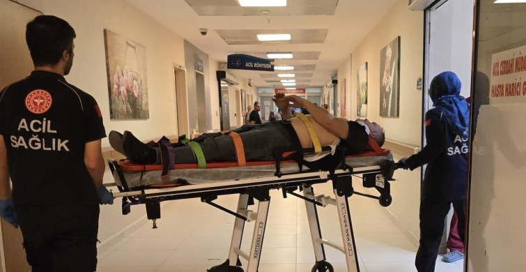Kontrolden çıkan araç takla attı: 1 yaralı