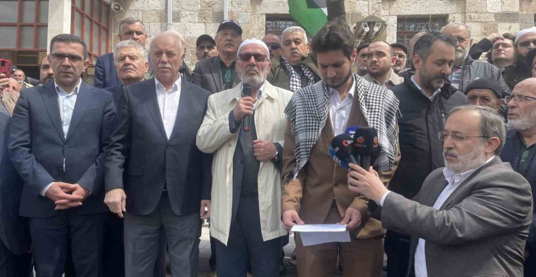 Konya'da İsrail'in İdam Kararına Protesto