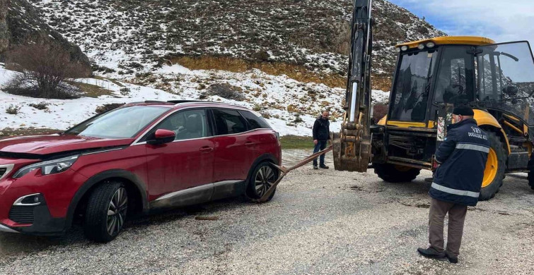 Konya'da Mahsur Kalan Aile Kurtarıldı