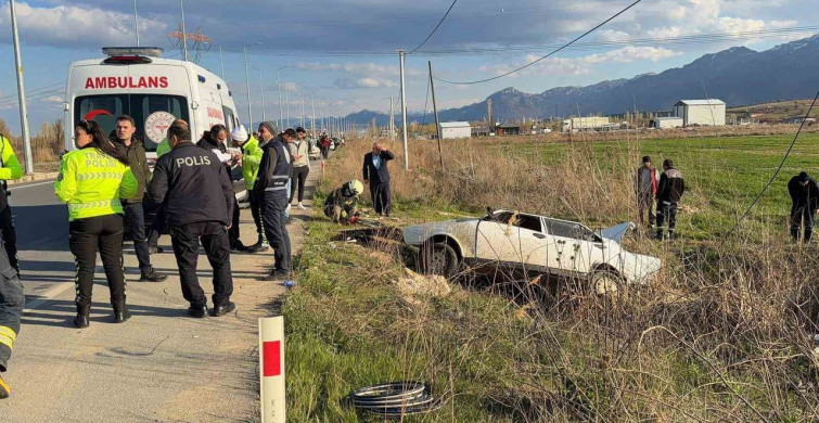 Konya'da Otomobil Kazası: 2 Yaralı