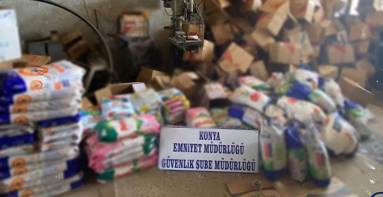 Konya'da Sahte Deterjan Operasyonu Yapıldı: 2 Gözaltı