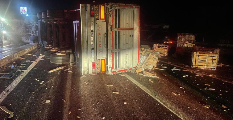 Konya'da Tır Kazası: İki Yaralı