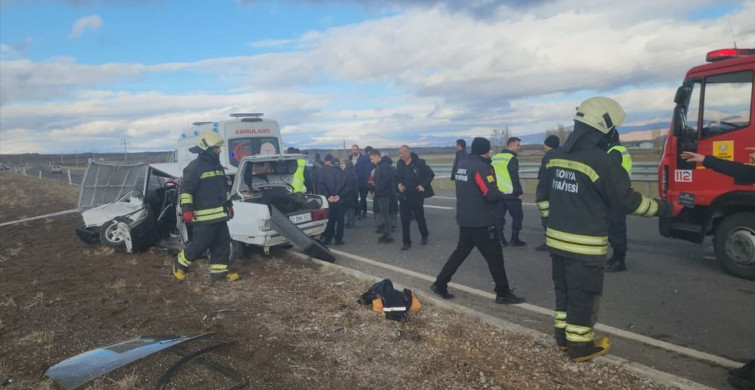Konya'da Trafik Kazası: 1 Ölü, 1 Yaralı