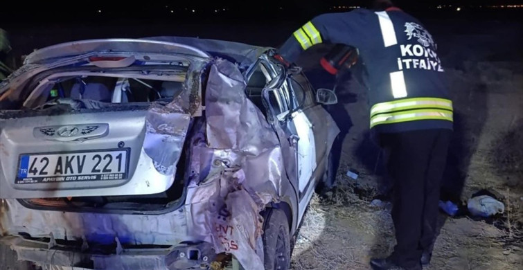 Konya'da Trafik Kazası: 1 Ölü, 3 Yaralı