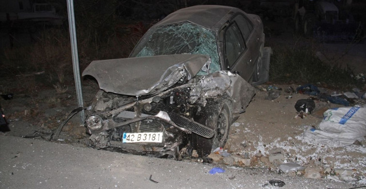 Konya'da Traktör ve Otomobil Çarpıştı: İki Yaralı