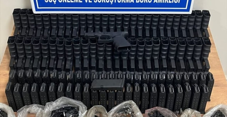 Konya'da Valizinde Tabanca Parçaları Bulunan Zanlı Tutuklandı