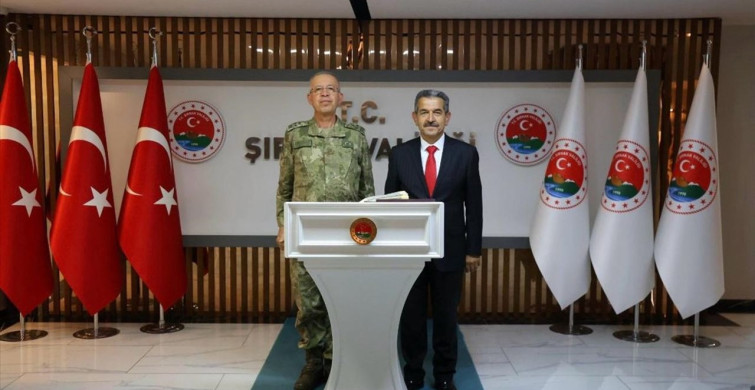 Korgeneral Topaloğlu'ndan Şırnak Valisi Ekici'ye Ziyaret