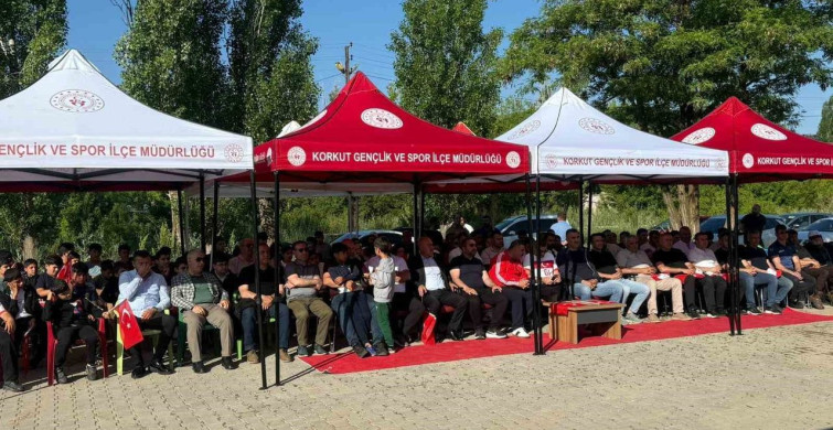 Korkut'ta milli heyecan dev ekrana taşındı