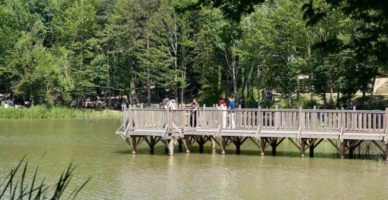 Korugöl tabiat parkı, doğaseverlerin gözdesi haline geldi