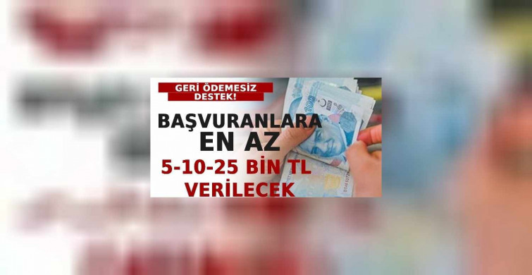 KOSGEB'den geri ödeme şartsız para desteği: 5-10-20 bin TL karşılıksız destek!