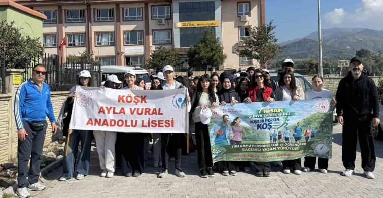 Köşk'te Sağlıklı Yaşam Yürüyüşü Etkinliği