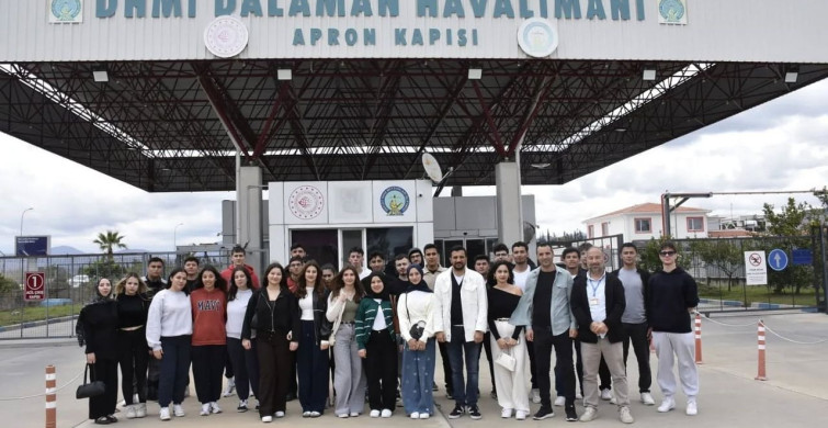 Köyceğiz MYO Öğrencileri Dalaman Havalimanı'nda Uygulamalı Eğitim Aldı