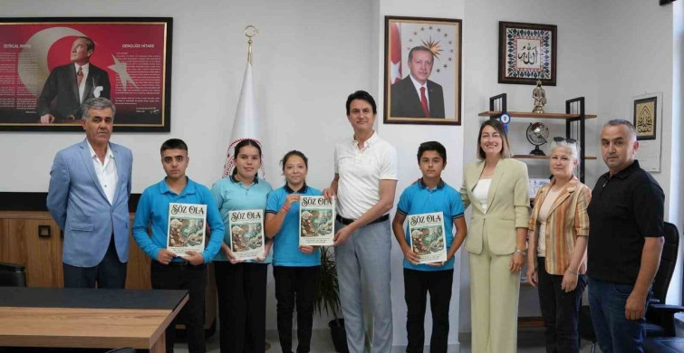 Köyceğiz Ortaokulu 'Dijital dergi' yarışmasında il üçüncüsü oldu