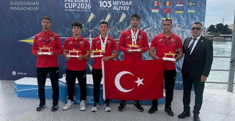 Köyceğizli Kano Sporcusu Poyraz Yıldırım, Azerbaycan'da 3 Madalya Kazandı