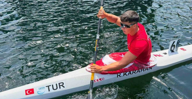 Köyceğizli kanocu Rahmi Kaan Karahan, dünya şampiyonasında bronze madalya kazandı