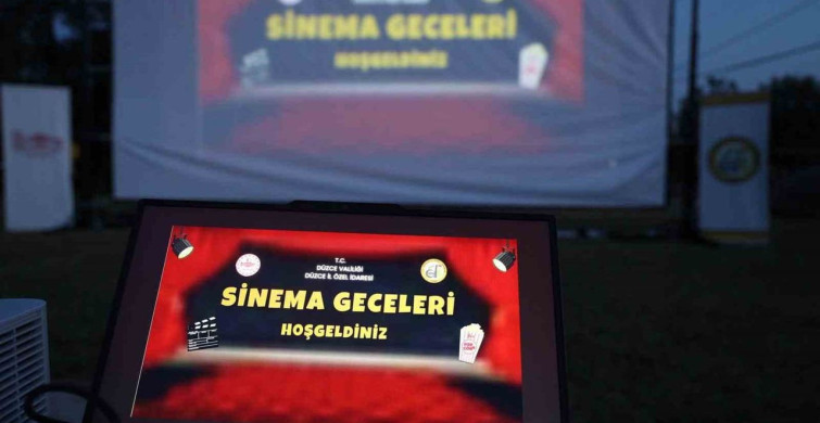Köyümde açık hava sinema gösterimi arabacı köyü’nde devam edecek
