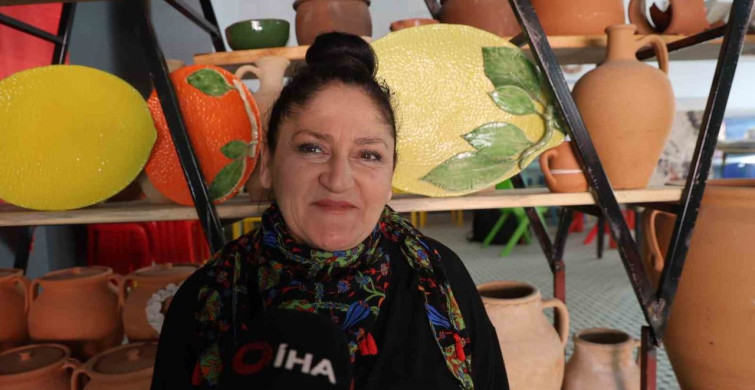 Kozan'ın Tescilli Portakalları Sanata Dönüştürüldü