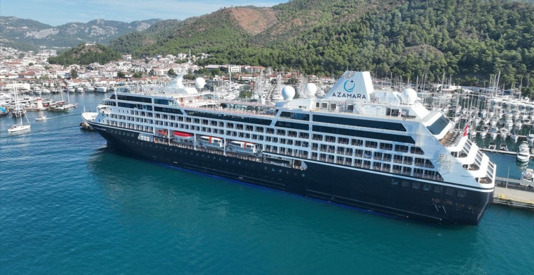 Kruvaziyer Turizmi: Azamara Onward Marmaris'e 650 Turist Getirdi