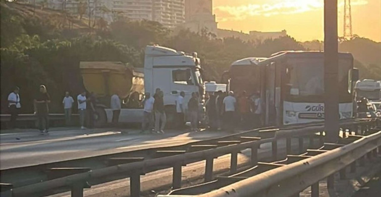 Küçükçekmece Otoyolunda Zincirleme Kaza: 1 Ölü