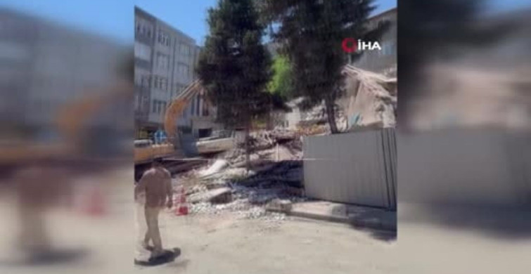 Küçükçekmece'de Kentsel Dönüşüm Sürecinde Bina Çöktü