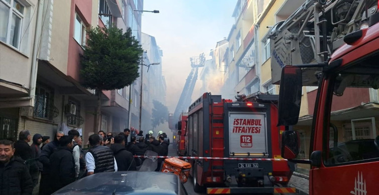Küçükçekmece'de Yangın Paniği