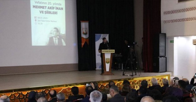 Kudüs Şairi Mehmet Akif İnan Memleketi Şanlıurfa'da Anıldı