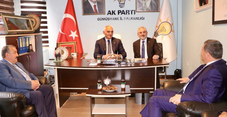 Kültür ve Turizm Bakanı Ersoy Gümüşhane'de Açıklamalarda Bulundu
